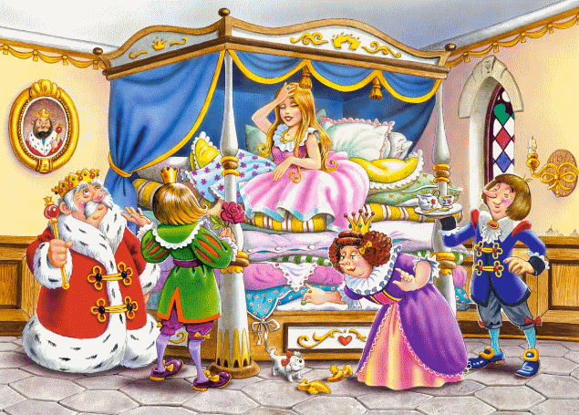 сказки Ганса Христиана Андерсена на английском языке для детей fairy tales Принцесса на горошине