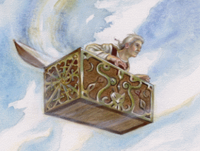 сказки на английском языке для детей fairy tales Сундук-самолёт